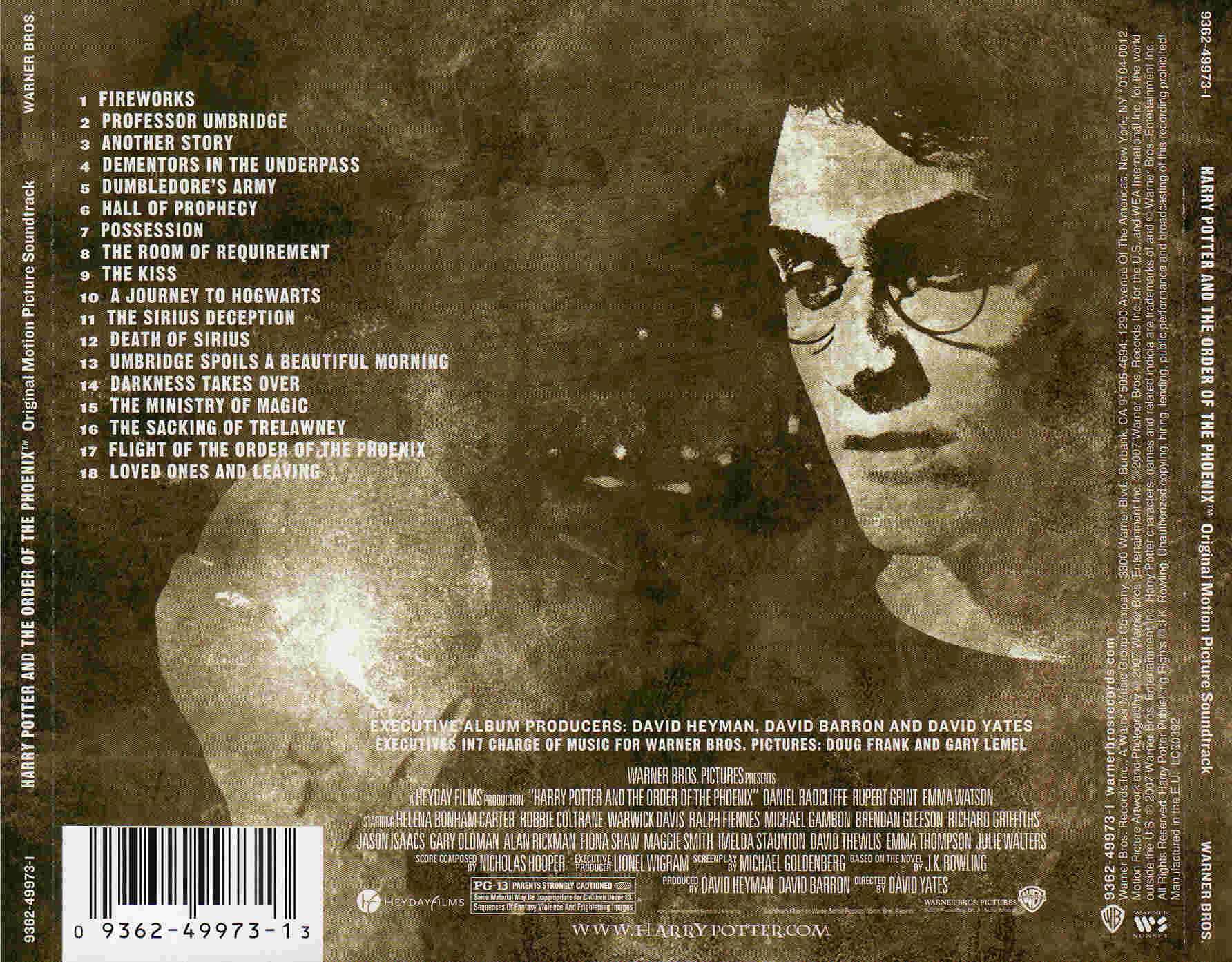 Harry Potter and the Order of the Phoenix Original Motion Picture